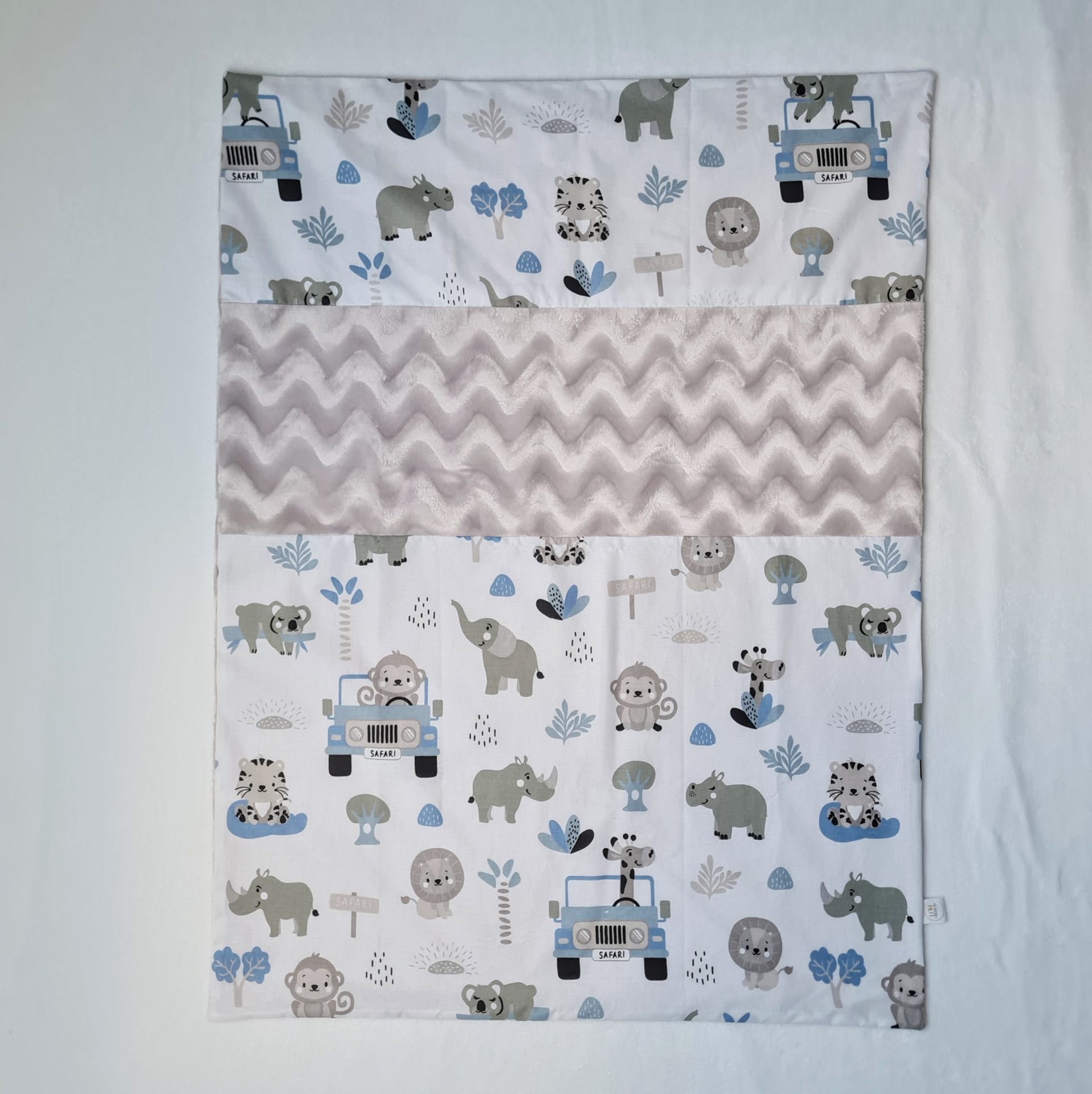 couverture à personnaliser avec motif safari